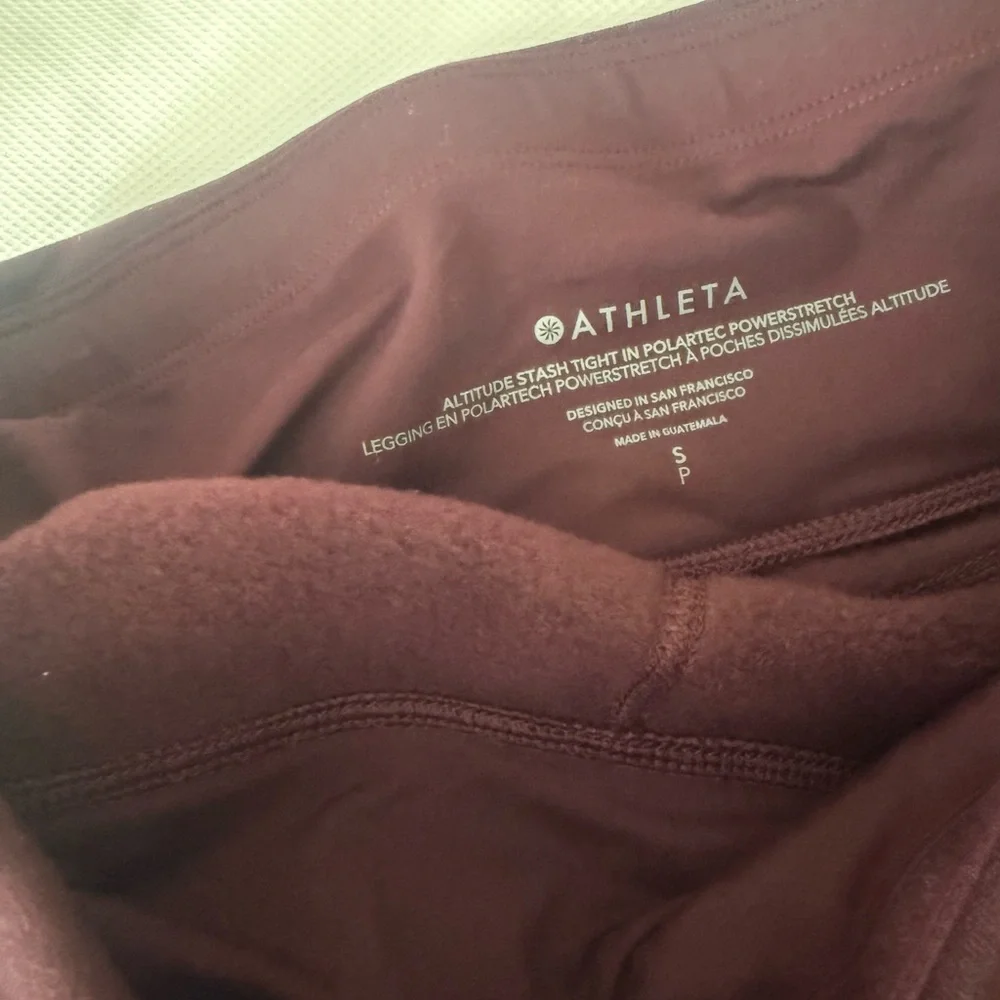 Athleta Cabernet altitude polartec leggings - Picture 9 of 9